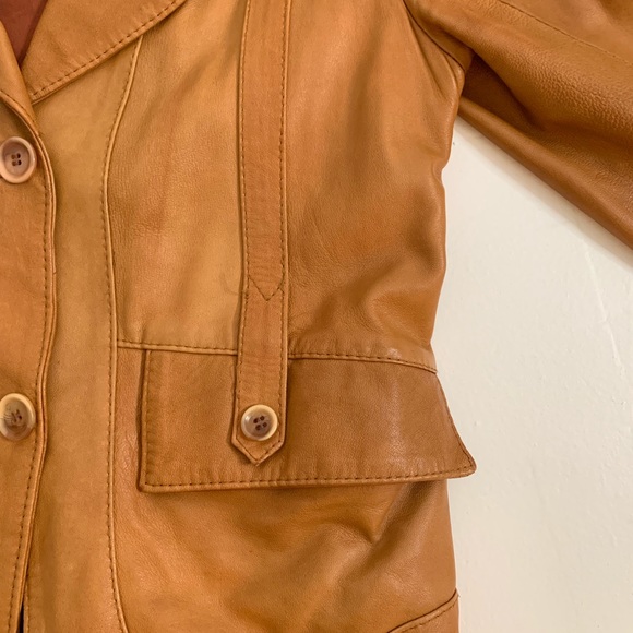 Genuine artisanal italian leather / Camel / 46 - Picture 6 of 9